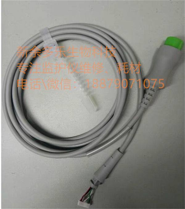 Biocare IE12 ECG cable connect with module 12 pin cable.jpg