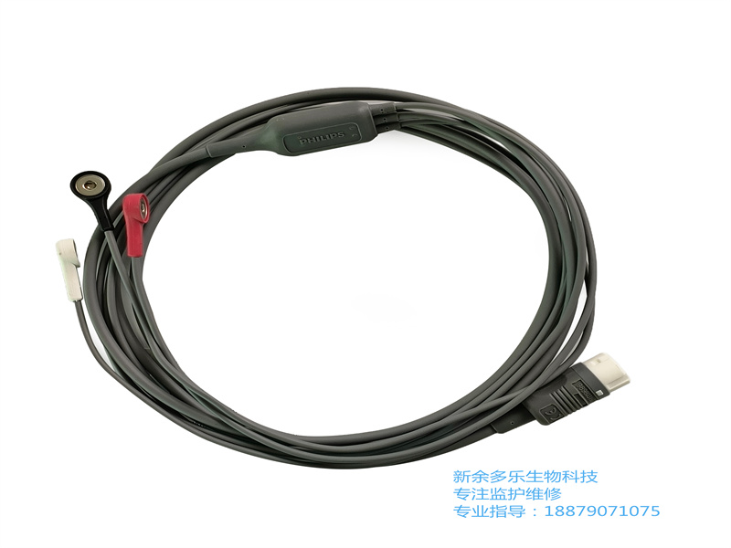 飞利浦可重复使用Efficia 3导12针卡扣式心电导联线美标全新原装 (3).jpg