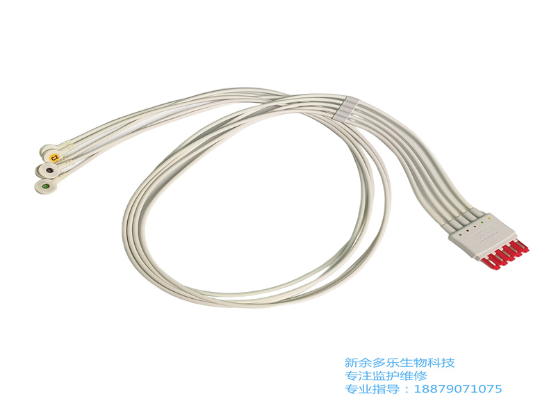 飞利浦M1604A 5导卡扣式胸部心电导联线欧标ICU 989803144921 (9).jpg