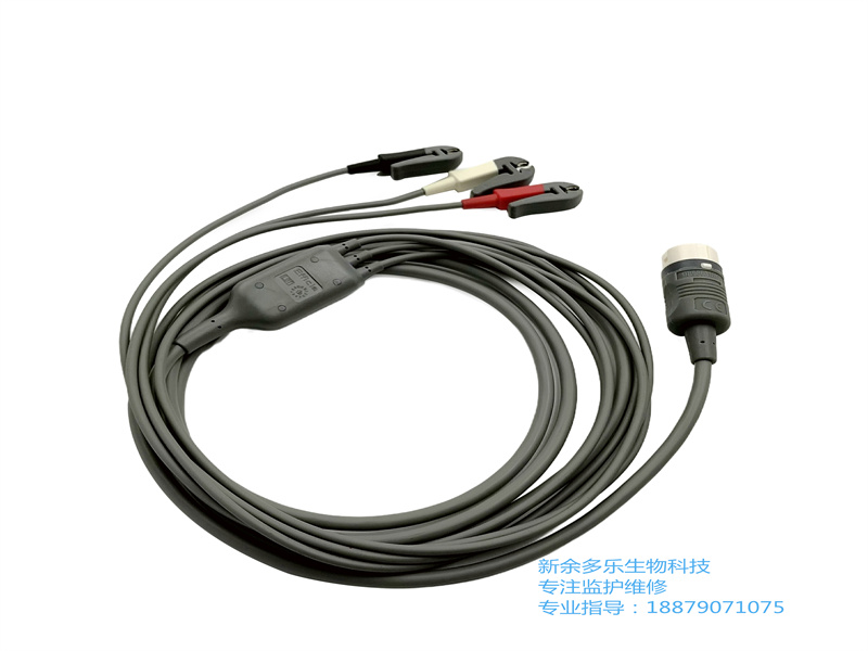 飞利浦3导联心电图导线成人夹AHA 989803160731产品介绍