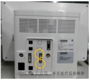拆卸迈瑞N17独立显示屏板组件图解