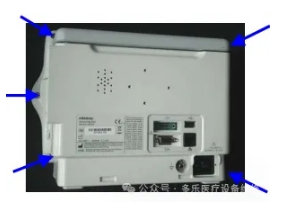 分离迈瑞iMEC10监护仪的前后半部分图解