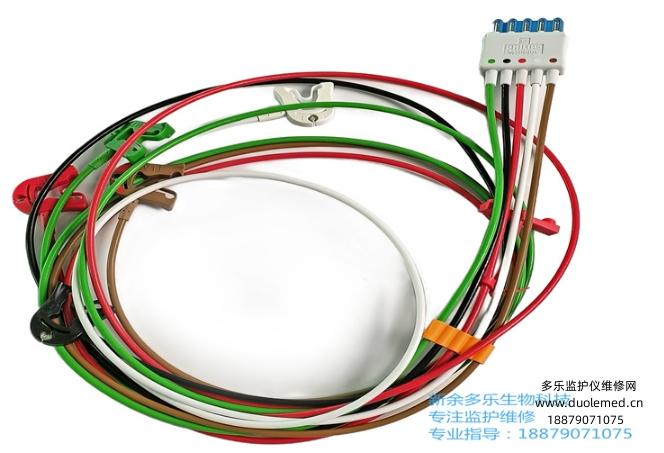 飞利浦 M1968A 5导夹式美标ICU导联套件(型号:989803125841)产品介绍