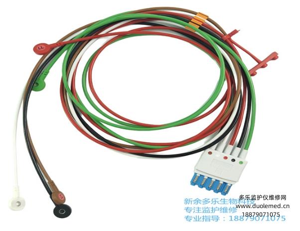 飞利浦 M1644A CBL 可重复使用心电图5导联卡扣产品介绍