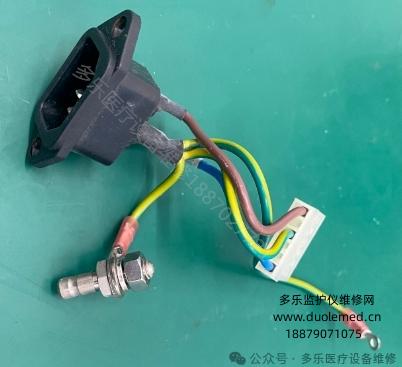 迈瑞PM7000监护仪三叉电源插头组件 报价
