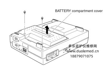 福田FCP-7101心电图机怎么更换电池