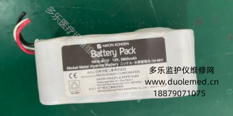 日本光电TEC-7621C电池NKB-301V 12V 2800mAh 报价