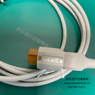 Philips TOCO uterine contraction probe cable M1355-61652, Philips M2734B probe repair (1).png